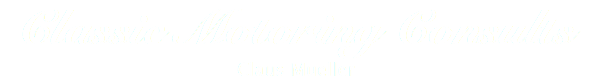 Classic Motoring Consults Claus Mueller